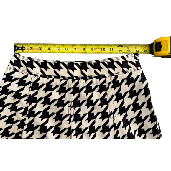 Merona Houndstooth Cotton A-Line Skirt Size 2 - Picture 5 of 6